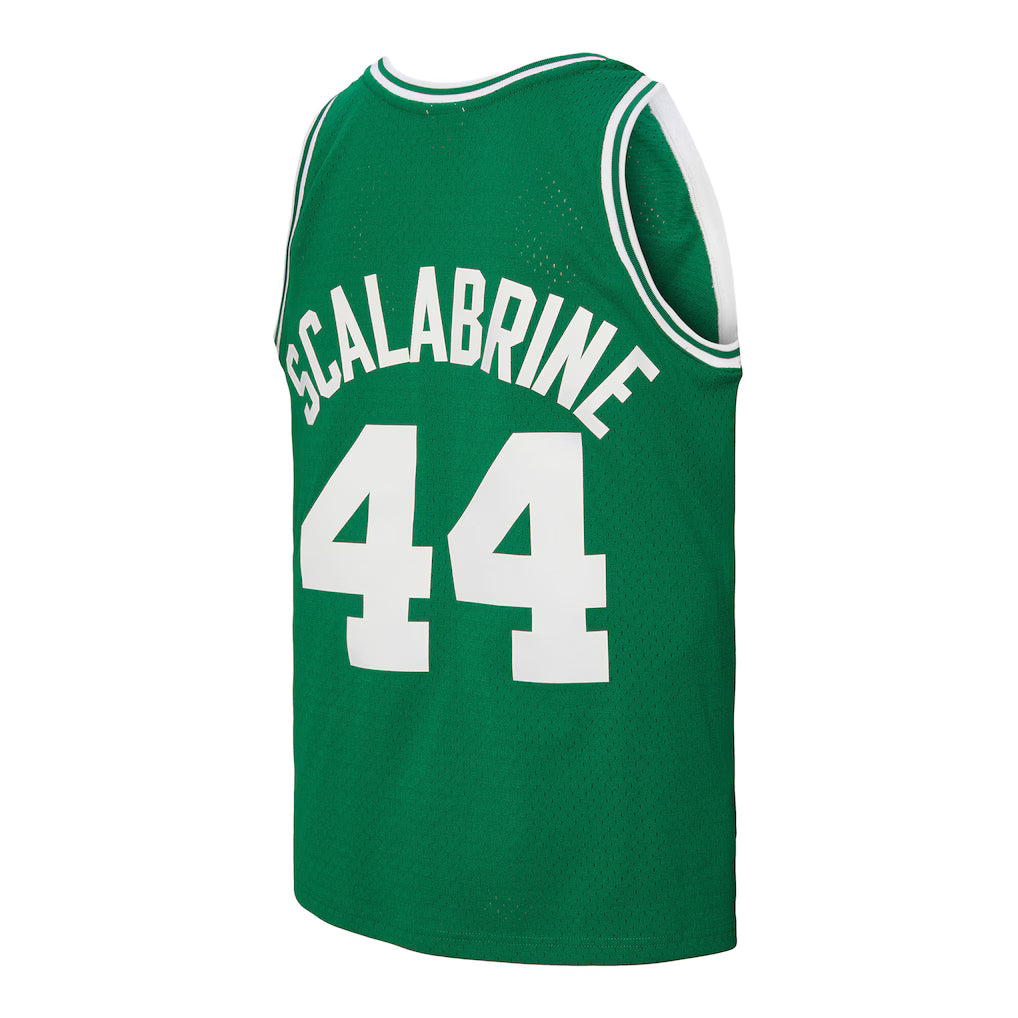 Men's Boston Celtics Brian Scalabrine Mitchell & Ness Kelly Green 2007 Hardwood Classics Swingman Jersey