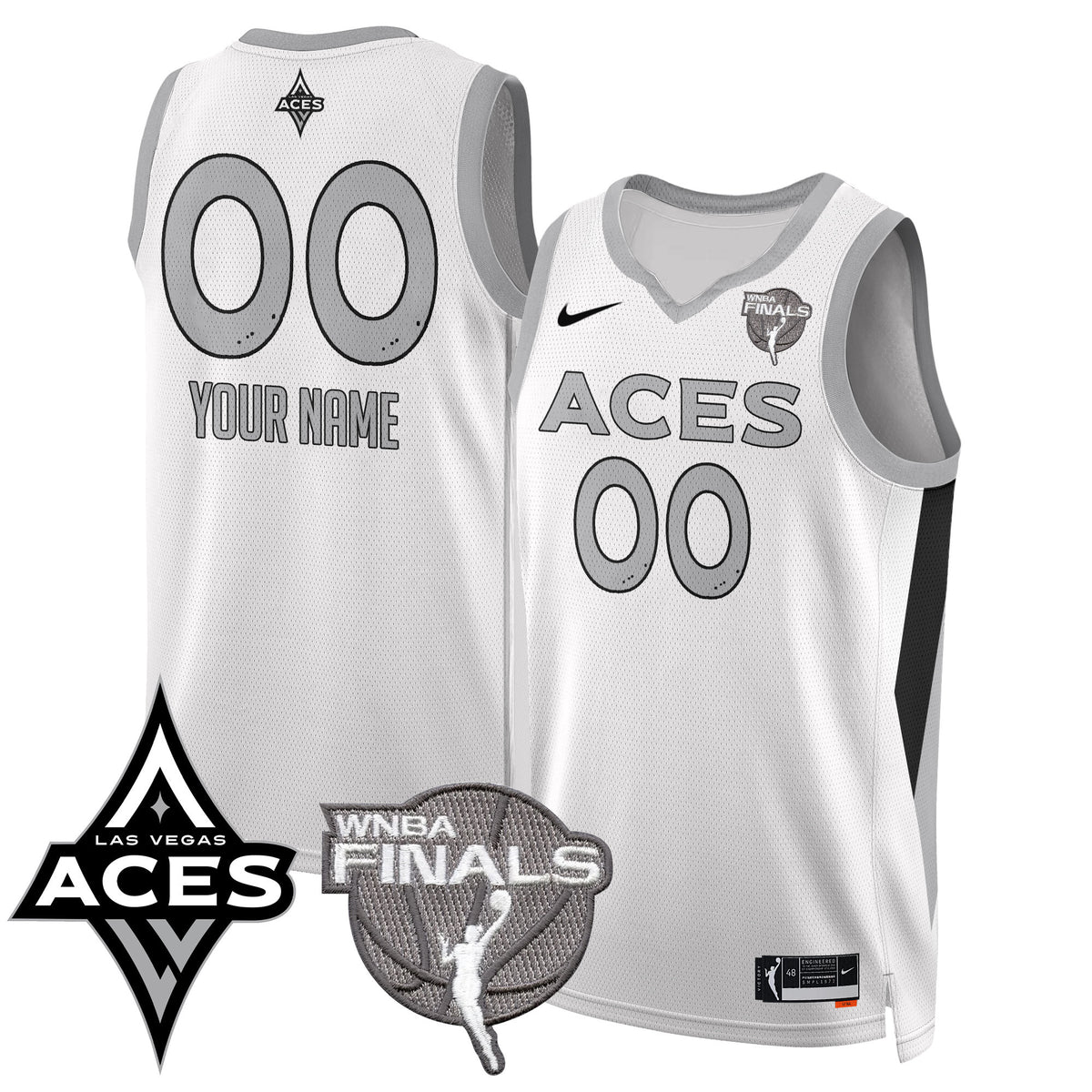 Custom Las Vegas Aces 2025 WNBA Finals Jersey - All Stitched