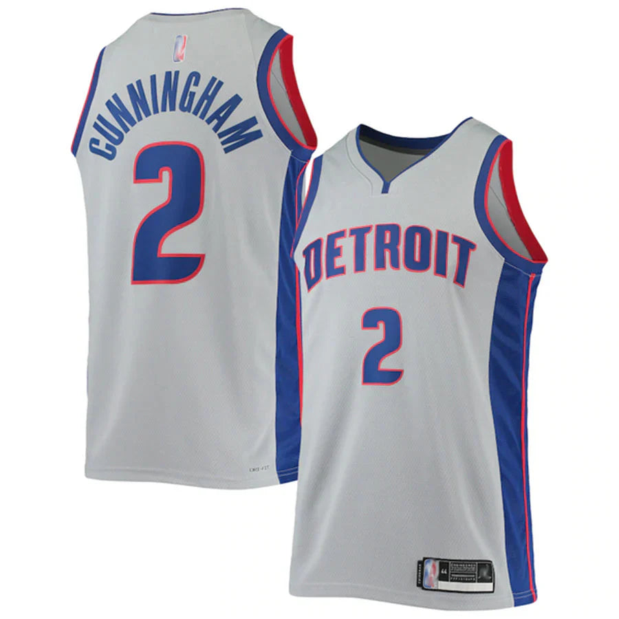 Cade Cunningham Detroit Pistons Unisex Swingman Jersey - Statement Edition - Gray