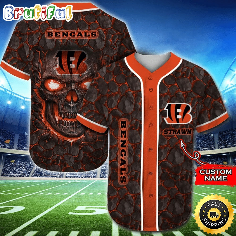 Personalized NFL Cincinnati Bengals Baseball Jersey Reliable Team Attire