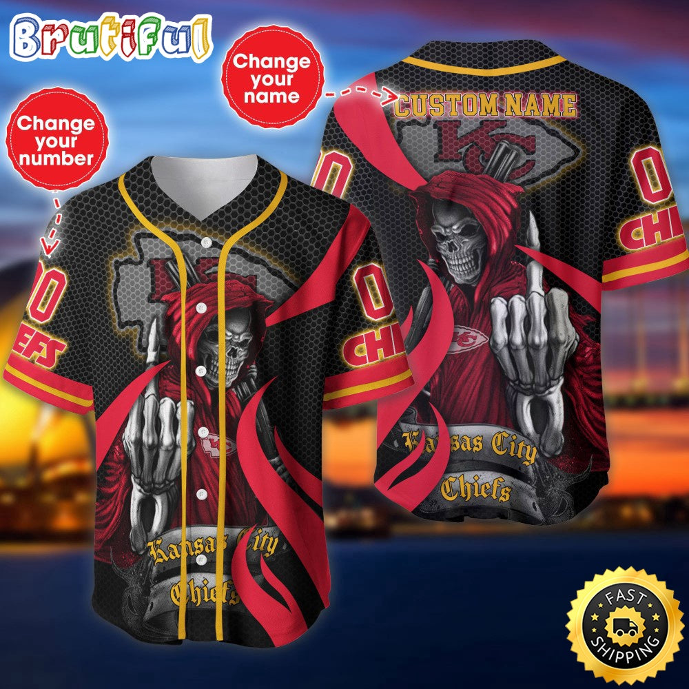 Personalized NFL Kansas City Chiefs Baseball Jersey Tradition in Jerseys