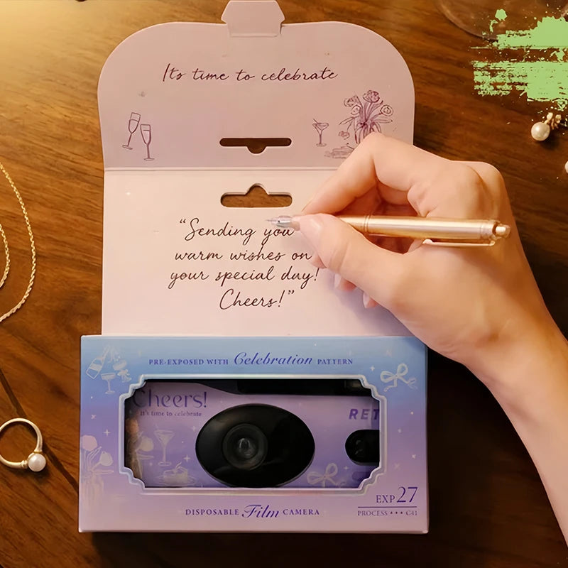 RETO catcha Special Effects Christmas Film Camera Disposable Film Camera ,Only 27 shots available.