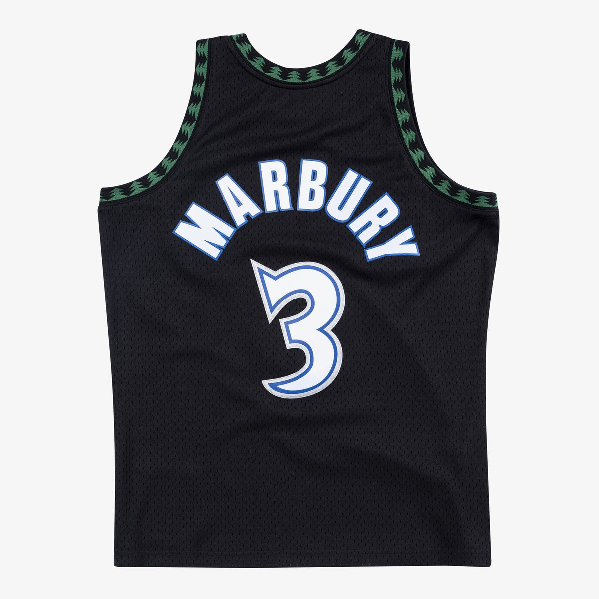 Stephon Marbury Timberwolves 1997-98 Black Jersey Stitched