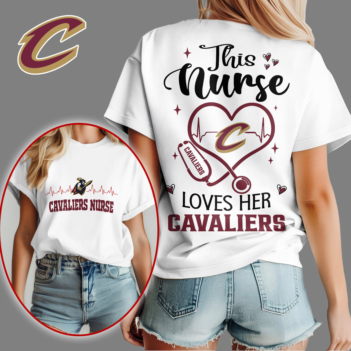 Cleveland Cavaliers | Premium NBA Nurse Appreciation Month Women's Shirt NY
