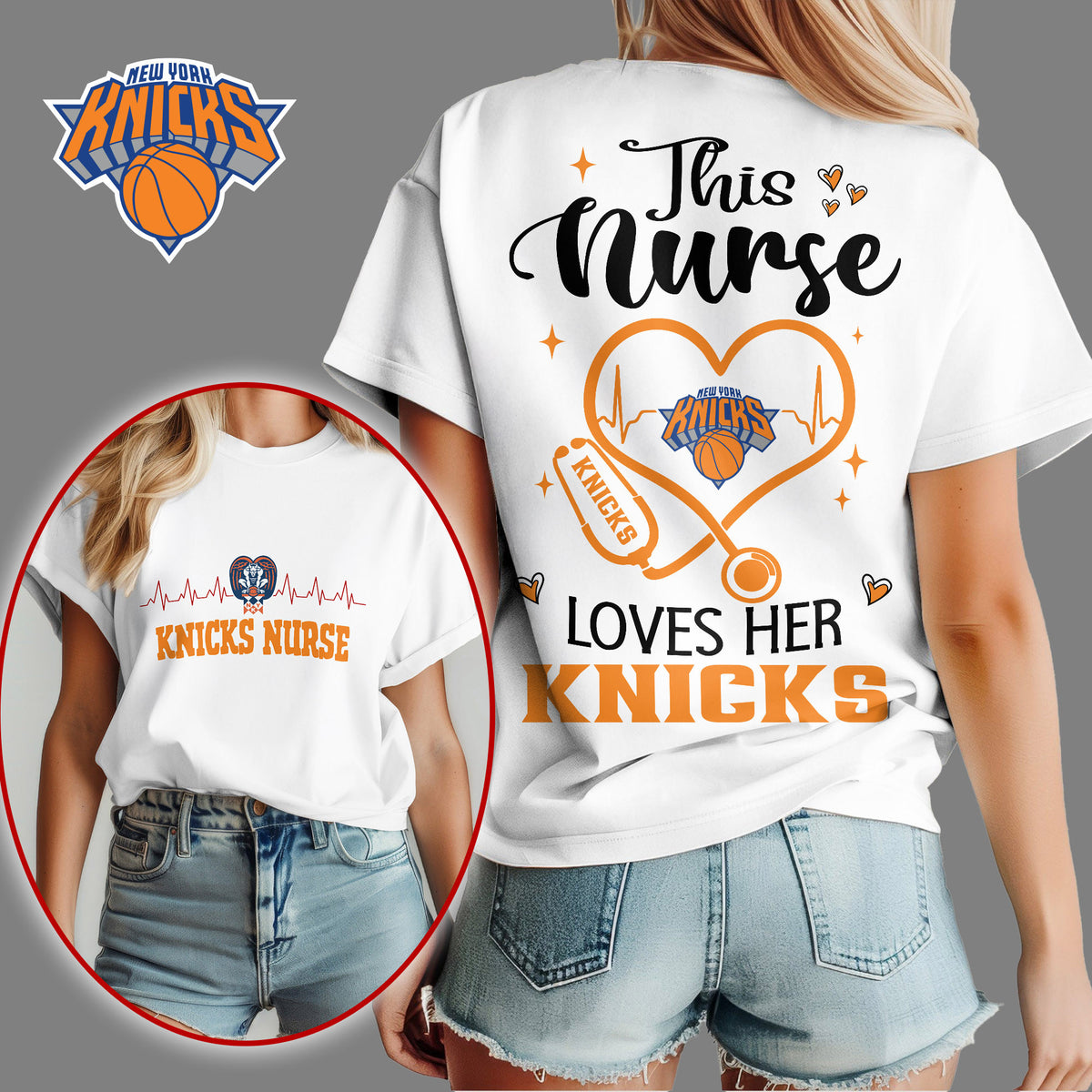 New York Knicks | Premium NBA Nurse Appreciation Month Women's Shirt NY