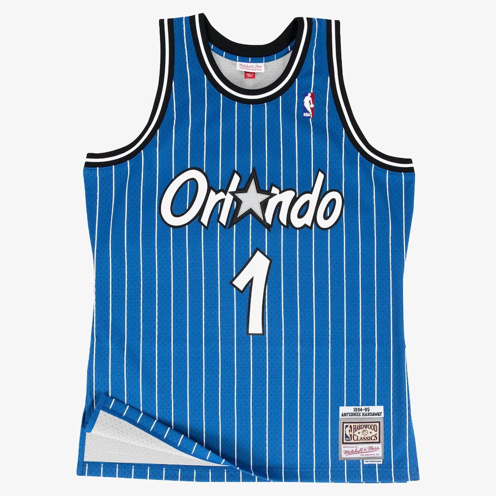 Orlando Magic Swingman Jersey Road Anfernee Hardaway 1994 95 | Stitched Jersey RTJS 11935