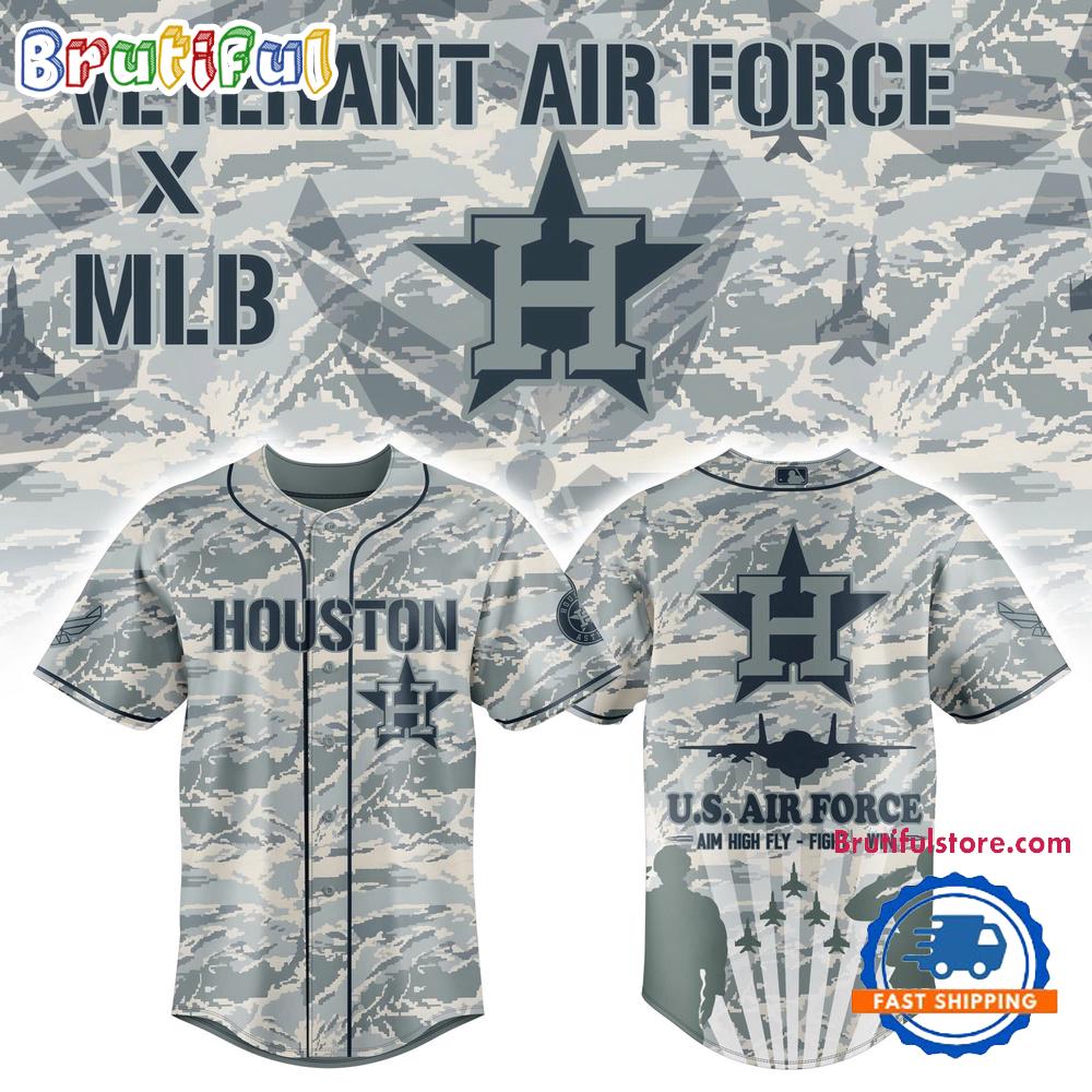 Houston Astros x Veteran U.S Air Force 2025 Baseball Jersey