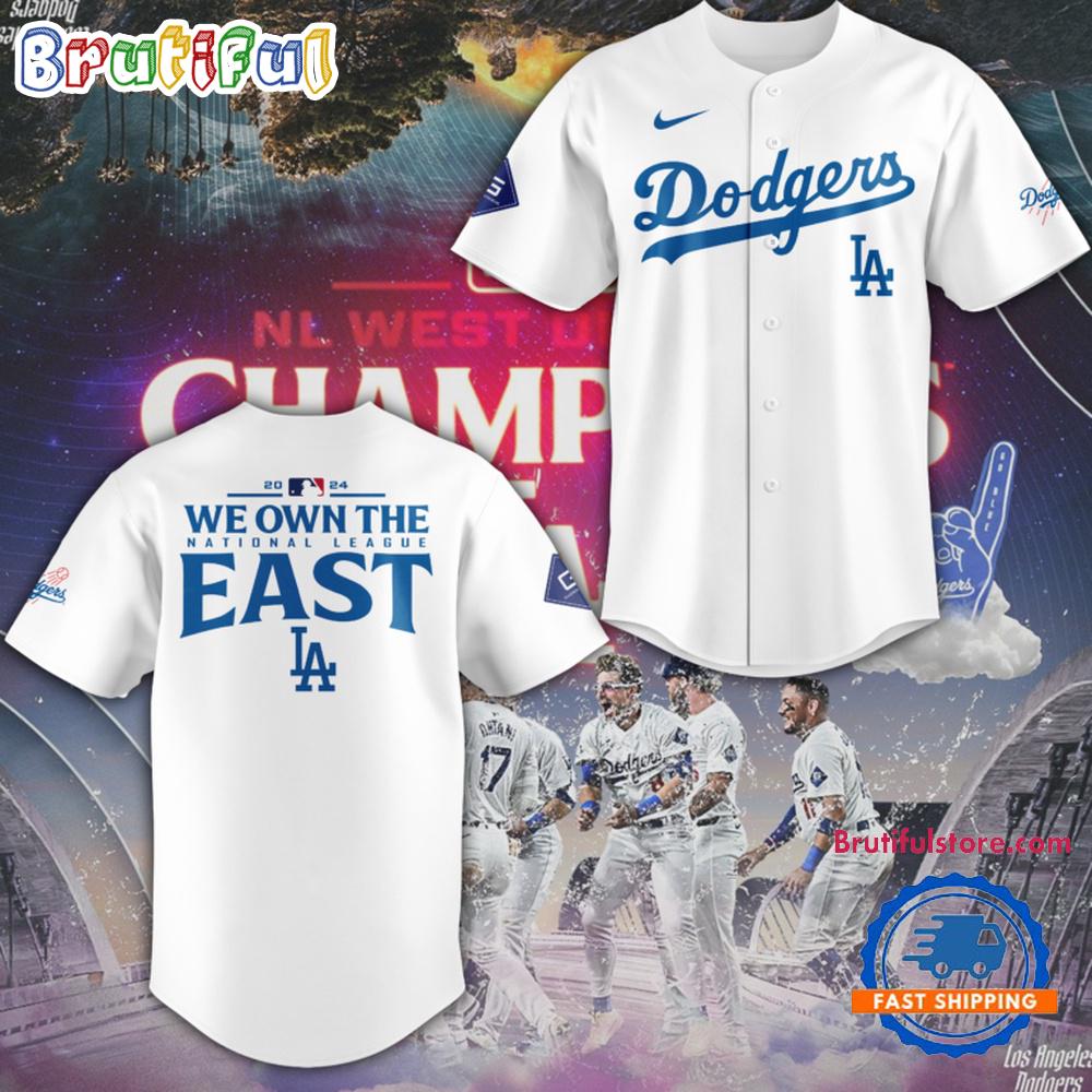 Los Angeles Dodgers NL West Division Champions 2024 Baseball Jersey Shirt