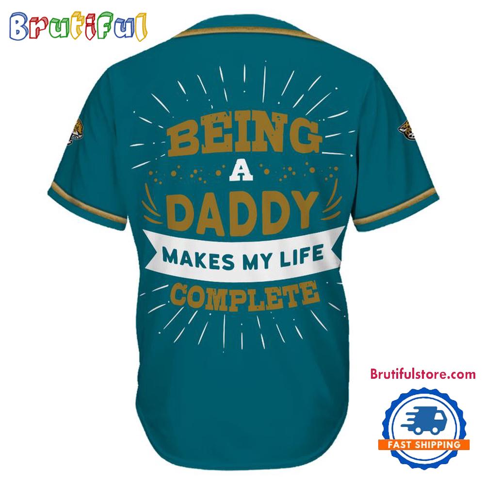 NFL Jacksonville Jaguars Football Being A Daddy Father's Day Baseball Jersey